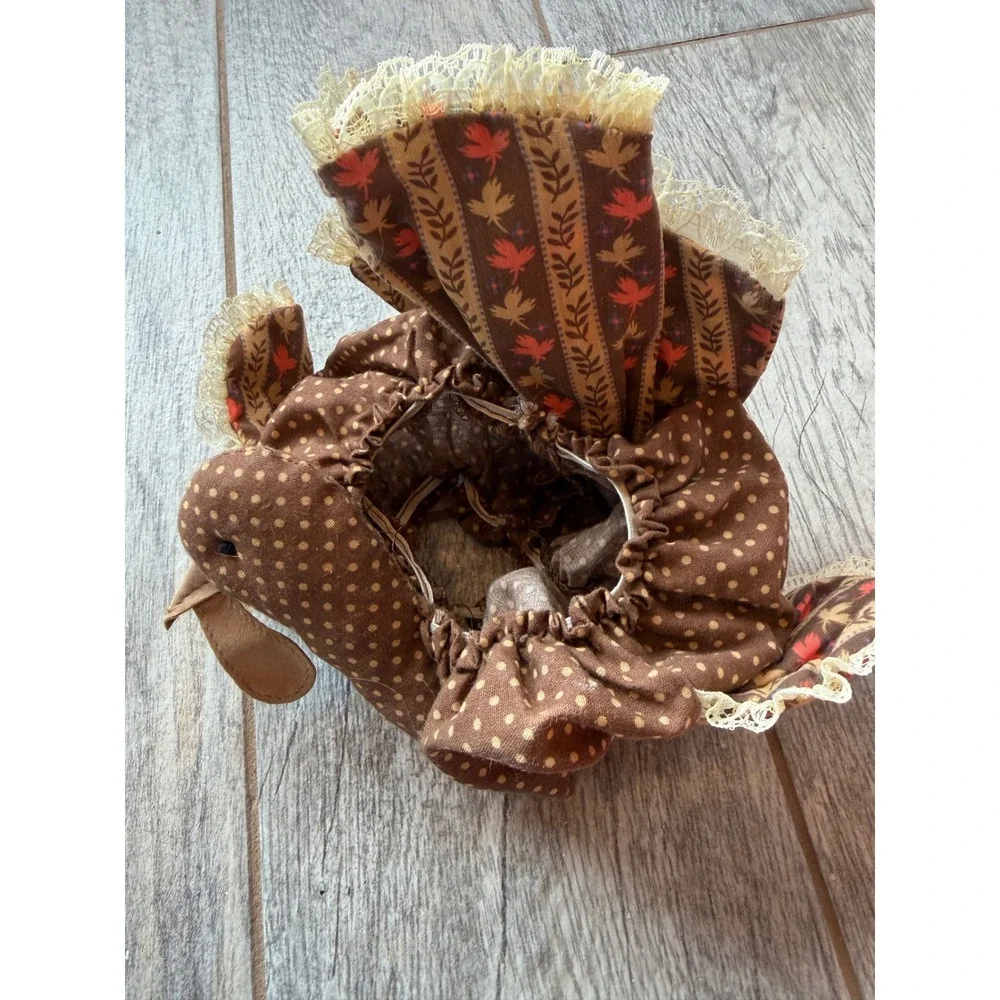 Avon Turkey Bowl Cover Basket Thanksgiving Table Vintage Gift Cottage Decor